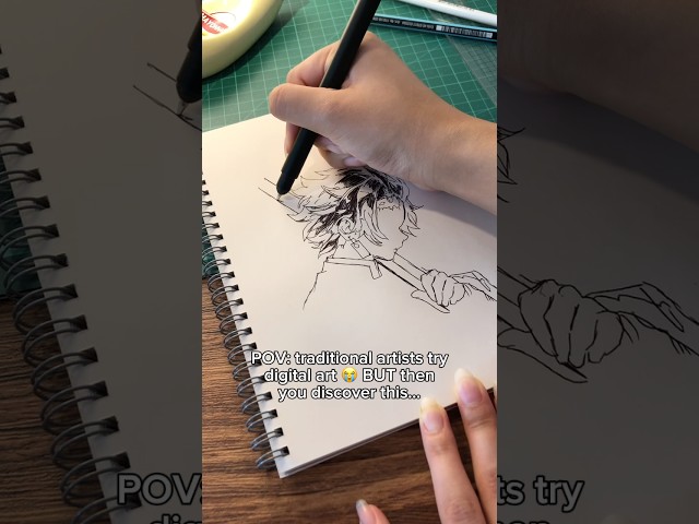 We traditional artists can finally go digital 😭💕