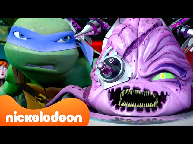 Leonardo & the Turtles Face a Shocking Kraang Invasion! 😱 | TMNT (2012) | Nickelodeon UK