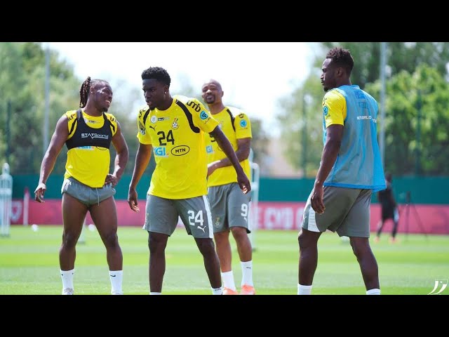 GHANA🇬🇭 VS 🏴󠁧󠁢󠁷󠁬󠁳󠁿WALES: THIRD TRAINING SESSION & 22 PLAYERS IN CAMP-DERRICK KÖHN UNCLE FIRES GFA