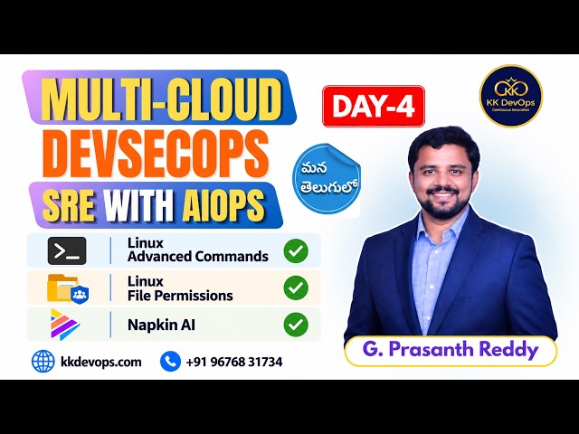 Day 4 - Multi-Cloud, DevSecOps, SRE with AIOps | Live Session