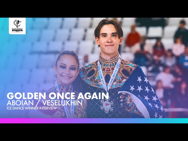 Overcoming Challenges | Aboian / Veselukhin (USA) | Ice Dance Winner Interview | Ankara 2026