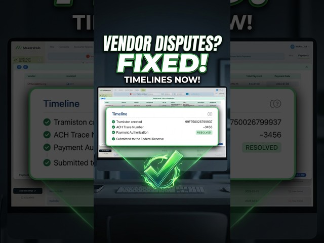 End Vendor Disputes Instantly 🛑 #businessfinance #payments