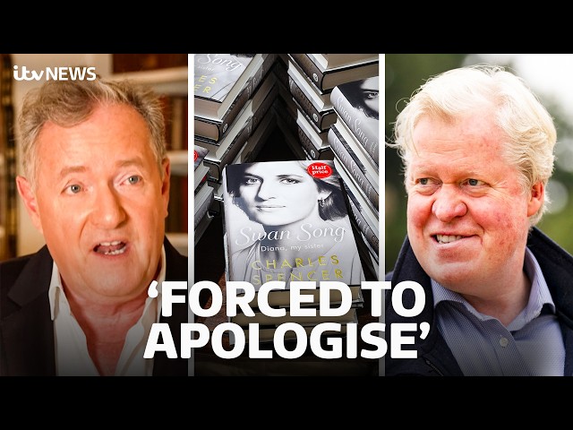 Earl Spencer apologies to Piers Morgan over 'error' in new book