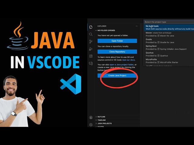 Run Java program in Visual Studio Code | VsCode extension for java