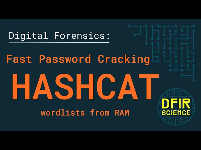Scientists! Fast password cracking - Hashcat wordlists from RAM
