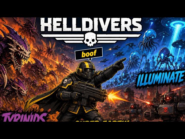 Solo or with anyone on HELLDIVERS 2 For Liberty to Freedom....