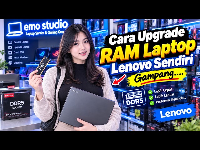 Cara Upgrade Ram sendiri di lenovo ideapad Slim 3i 2026