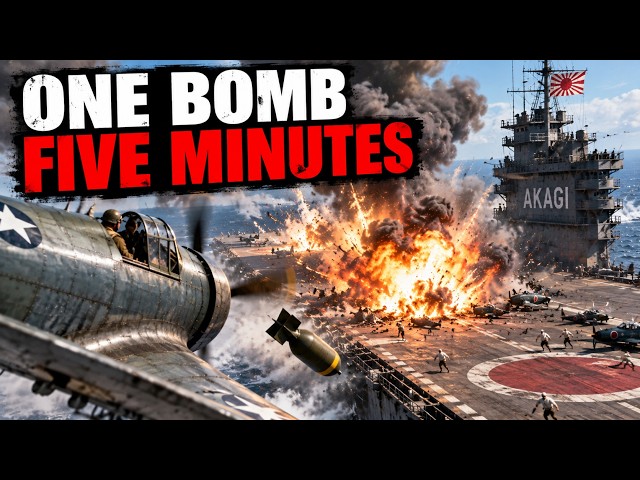 How One American Bomb Doomed Japan's Pearl Harbor Flagship IJN Akagi In Just Five Minutes