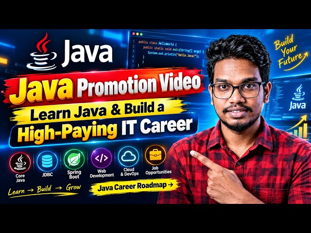 Java Promotion Video | Learn Java & Build a High-Paying IT Career | Java Course in Telugu