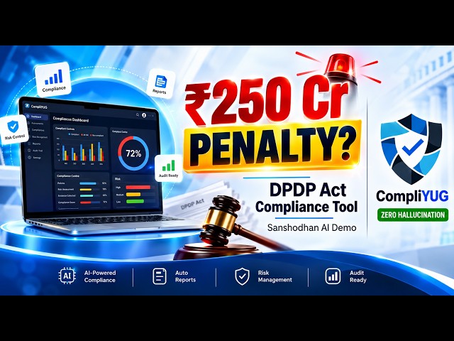 DPDP Act Compliance Tool - AI Gap Assessment in Minutes | Sanshodhan AI Demo | CompliYUG