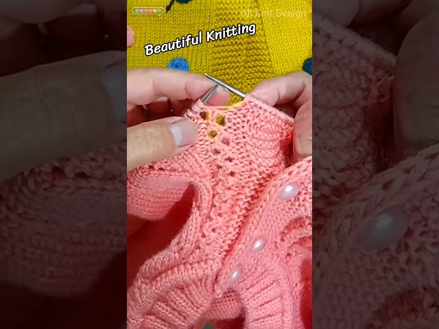 Sweater Design Knitting Stitches ❤️#knitting