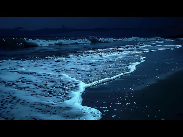 Powerful Ocean Waves for Deep Sleep 🌊 Calming Sea Sounds | Dark Screen & Relaxation