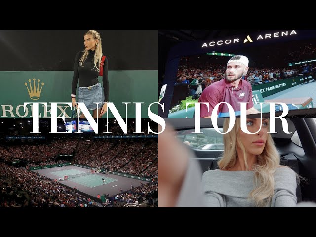 tennis tour vlog: paris rolex masters