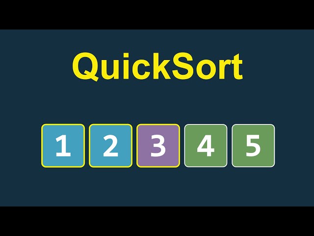 Quicksort Algorithm Visually Explained | Sorting Algorithm | Computer Science