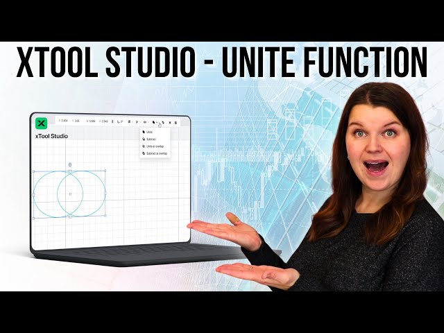 xTool Studio Unite Function - how to merge shapes