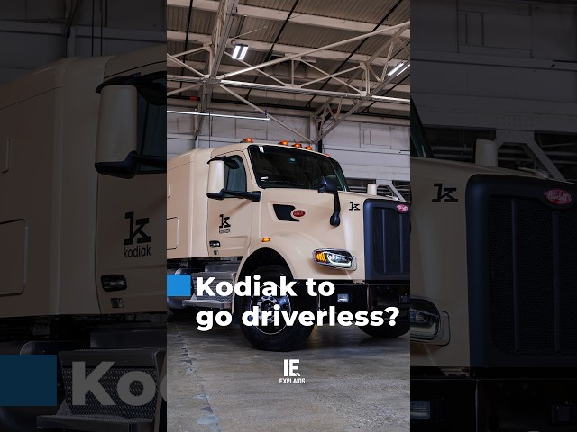 Kodiak is set to pull the driver in its autonomous trucks