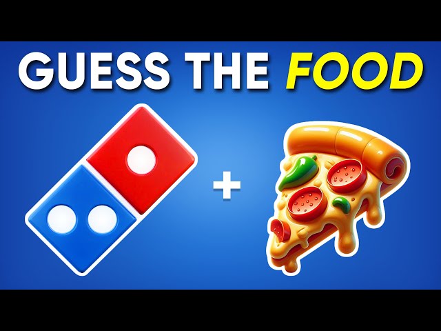 Can You Guess The Food By Emoji? 🍔🍽️ Emoji Quiz 2025 | Daily Quiz