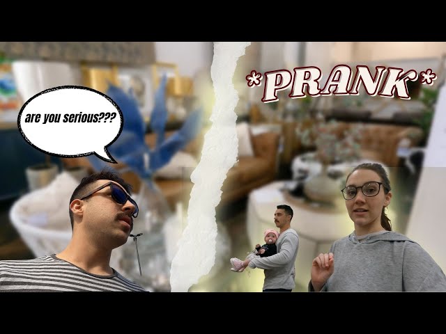 DITL | Furniture Shopping | Telling My Husband I Don't Want To Move *PRANK*