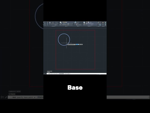 The Fastest Way to Move Objects in AutoCAD #autocad #autocadshortcuts #autocadtutorial  #cad