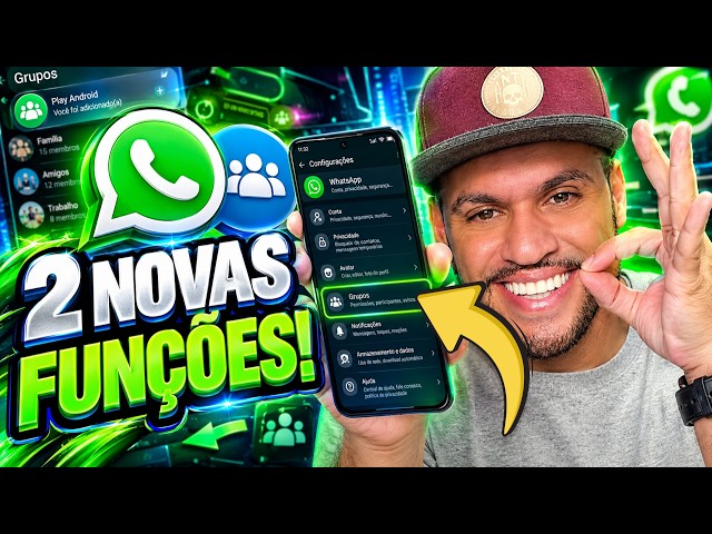 WhatsApp 2026 ATUALIZOU! 2 Novos Recursos em Grupos que MUDAM TUDO