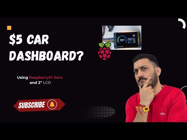 I Built a Custom Car Dashboard with a Raspberry Pi Zero