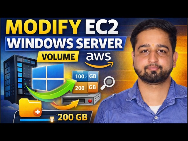 Expand AWS EC2 Windows Server Disk Space: Easy EBS Volume Resize Guide