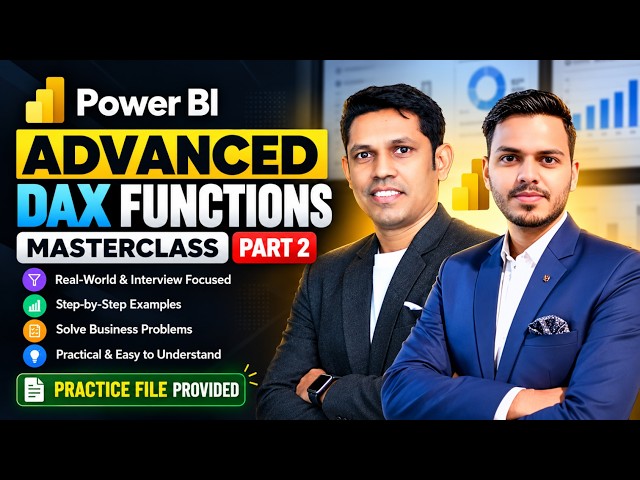 Advanced DAX Functions in Power BI | Complete Masterclass with Practice File