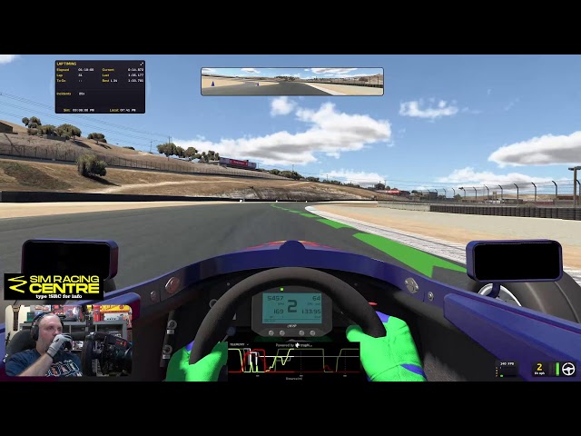 Bit of iRacing practice at Laguna Seca