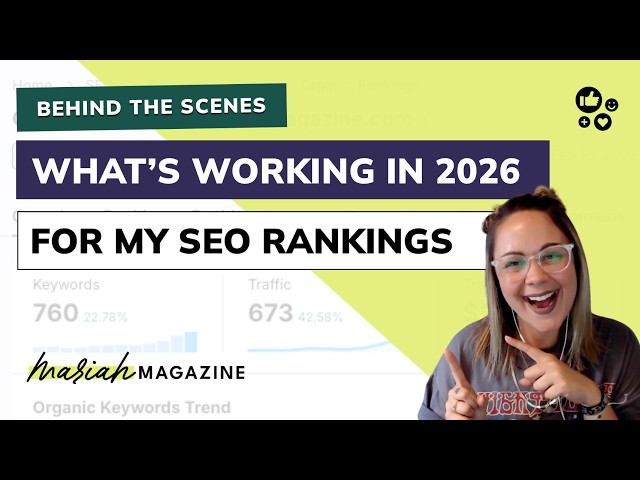 (2026) What I'm Doing for SEO to Improve My Own Rankings: Behind the Scenes Breakdown