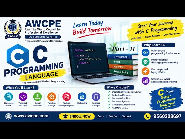 C Programming Tutorial in Hindi For Beginners [Part-11] Constant in C Programming
