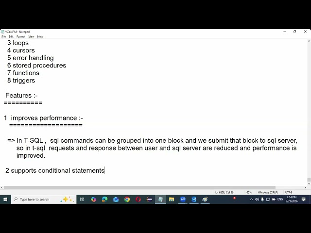 SQL Server ------ T SQL