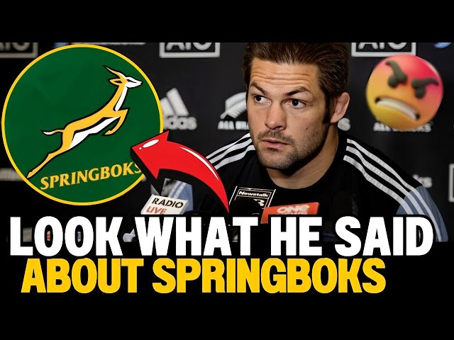🤬UNBELIEVABLE! YOU WON'T BELIEVE WHAT RICHIE MCCAW SAID! SPRINGBOKS NEWS!