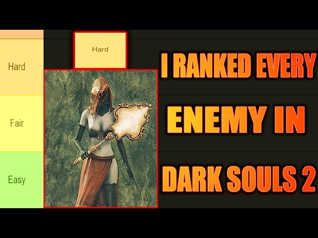 A Dark Souls 2 Tier List With ALL 130 Enemies From Easiest To Hardest!