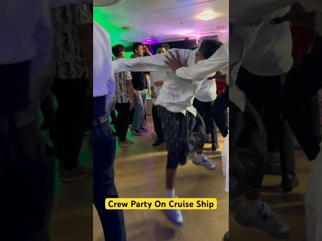 Crew Party On Cruise Ship || Cruise Ship Crew Party 🥳 🚢