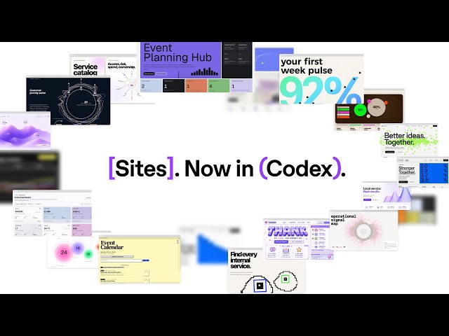 Build and share apps in Codex