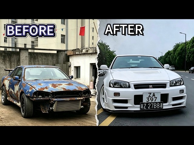 I Rebuilt This Totaled R34 GTR After 26 Years (It Was Beyond Saving)
