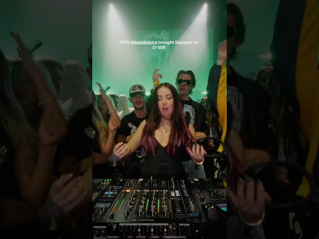 Watch the full set live now #djset #slayyyter #syber