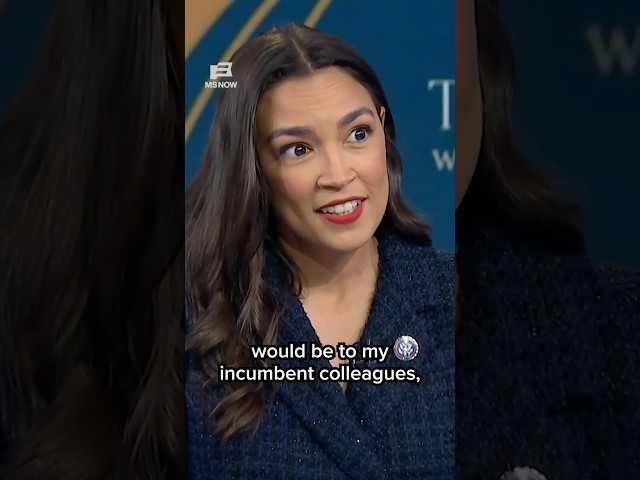 MS NOW EXCLUSIVE: AOC's advice for incumbent Democrats