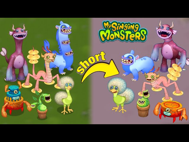 [WHAT IF] Monsters but SHORT | My Singing Monsters
