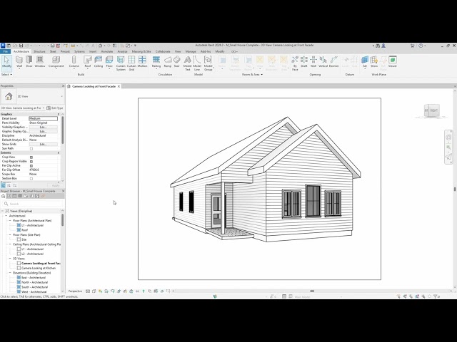 Revit Tutorial for Beginners 2/1 | Ribbon, Project Browser, Properties & Quick Access Toolbar