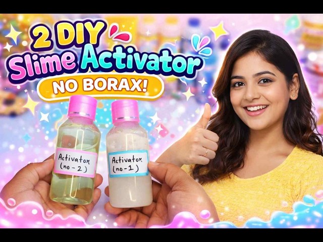 How to Make Slime Activator at Home😱| 2 DIY Methods Tested!#slimeactivator#slimehack@Alice slime