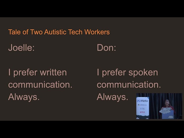 "A Neurodivergent Career--Making Work Fit Us" - Joelle Maslak (Nbpy2025)