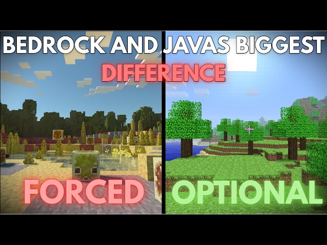 The biggest difference between java and bedrock is updates?