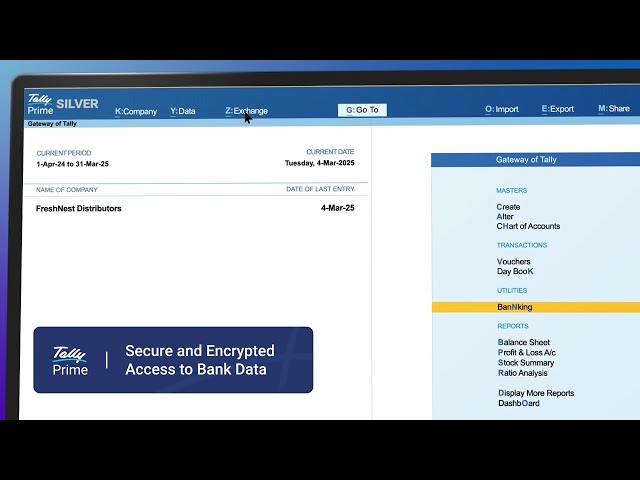 Connected Banking | Explainer | TallyPrime 6.0