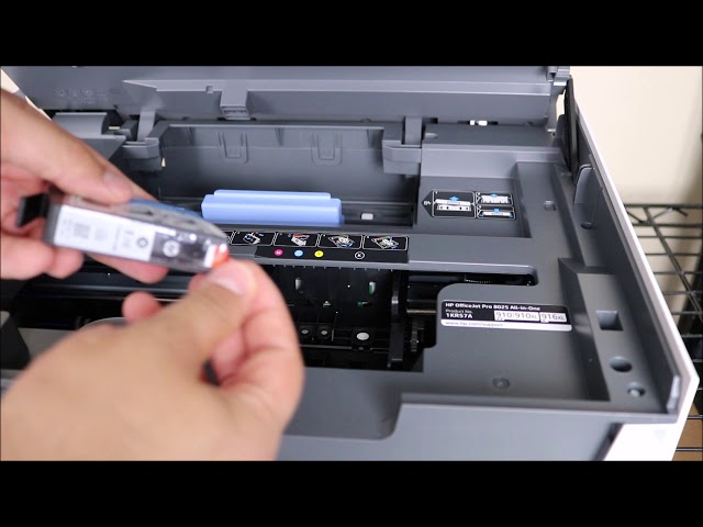Hp Officejet Pro 8025 - How To Install Ink [QUICK TUTORIAL]