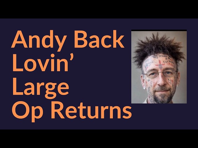 Andy Back Lovin' Large Op Returns