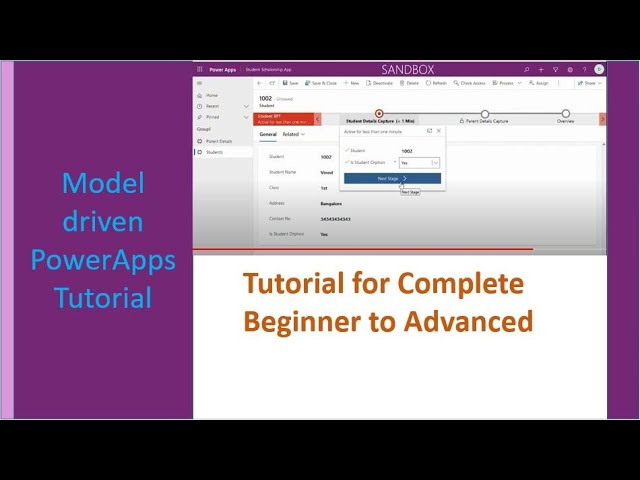 Model Driven App PowerApps | Tutorial for beginners to advanced