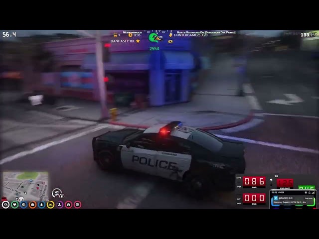 Tommy T Breaks Sam Baas Ankles & Escapes (Full Chase) | GTA RP