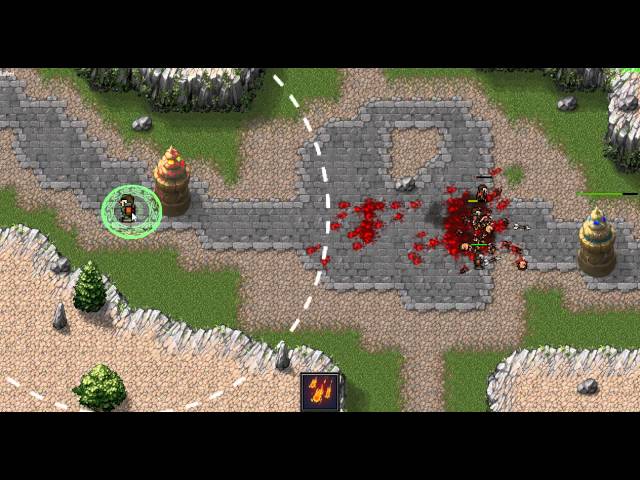 Oak Nut MOBA - Falling Fireballs ability
