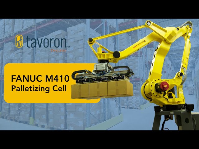 FANUC M410 Palletizing Cell: Full Build, Programming & System Walkthrough | DevLinks Automation